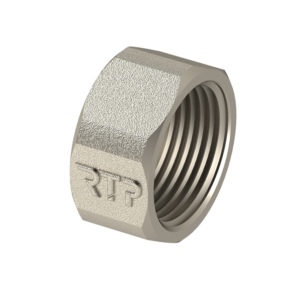 Заглушка лат никель Ду 32 (1 1/4") НР VALFEX VF.58 НР Ру 40