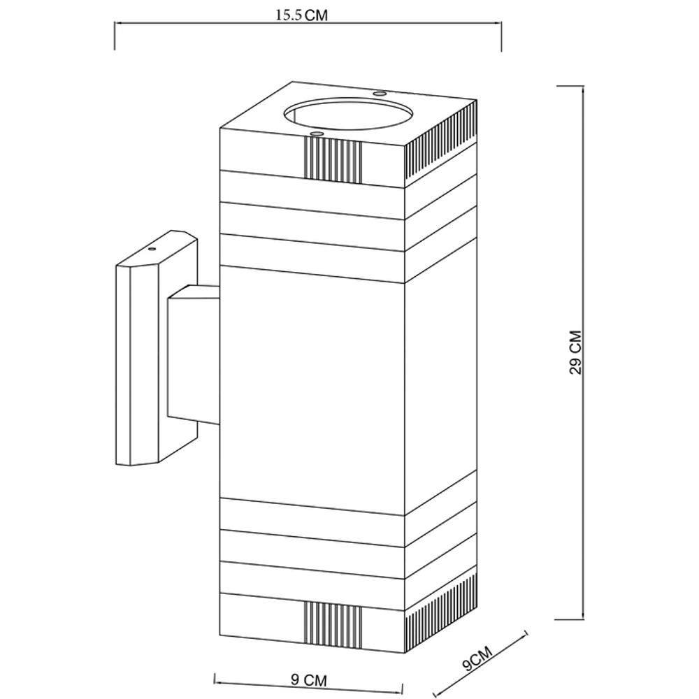 Уличный настенный светильник Arte Lamp HADAR