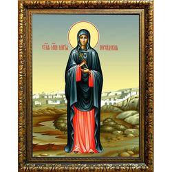 Мария Персидская мученица. Икона на холсте.