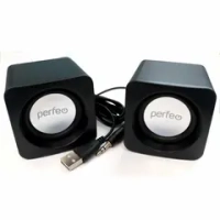 Компьютерная акустика PERFEO WAVE 2*3Вт черный USB