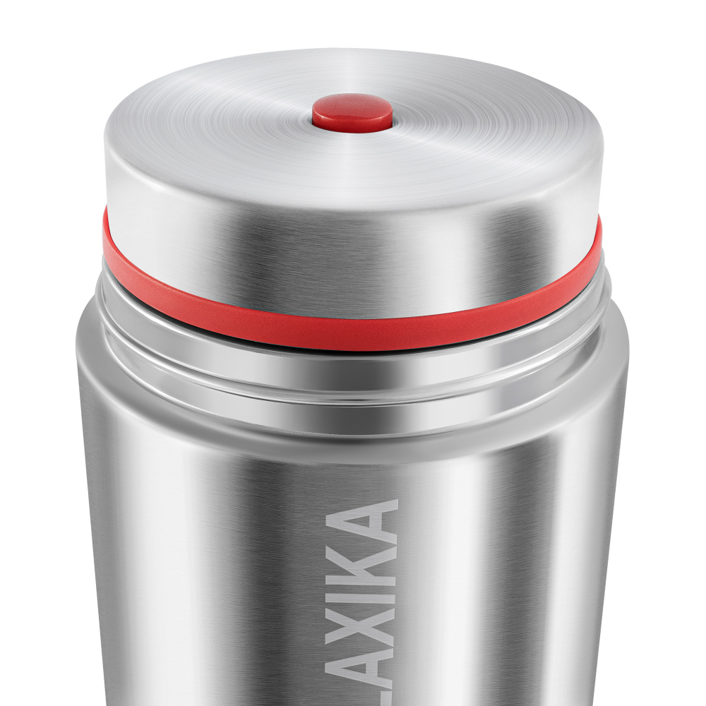 Термос для еды Relaxika 301 (1,2 литра) в термочехле, стальной