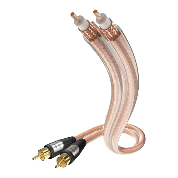 Inakustik Star Audio Cable 2RCA - 2RCA Transparent 3m