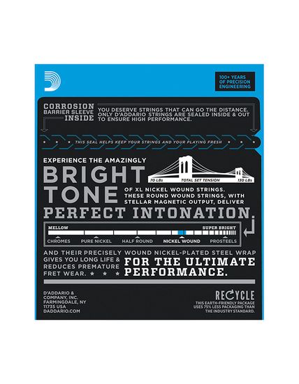 Струны для электрогитары 10-46 D'ADDARIO EXL110