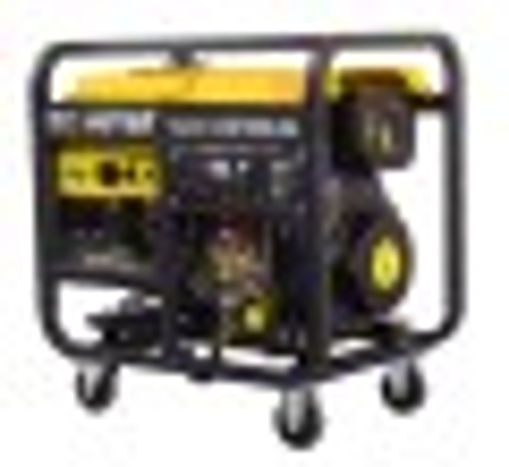 Генератор дизельный с воздушным охлаждением HUTER LDG  7000LXА открытая 64/2/8