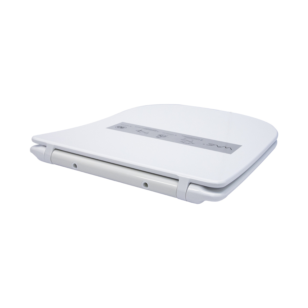 Сиденье для унитаза  WAVE APEKS дюропласт, микролифт, БЕЛЫЙ глянец NEW