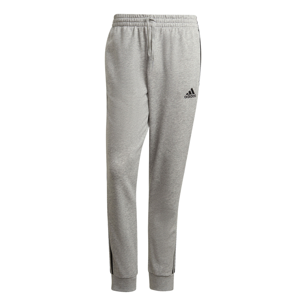 Мужские теннисные штаны adidas 3 Stripes French Terry Cotton-Touch Training Pants Men - Grey