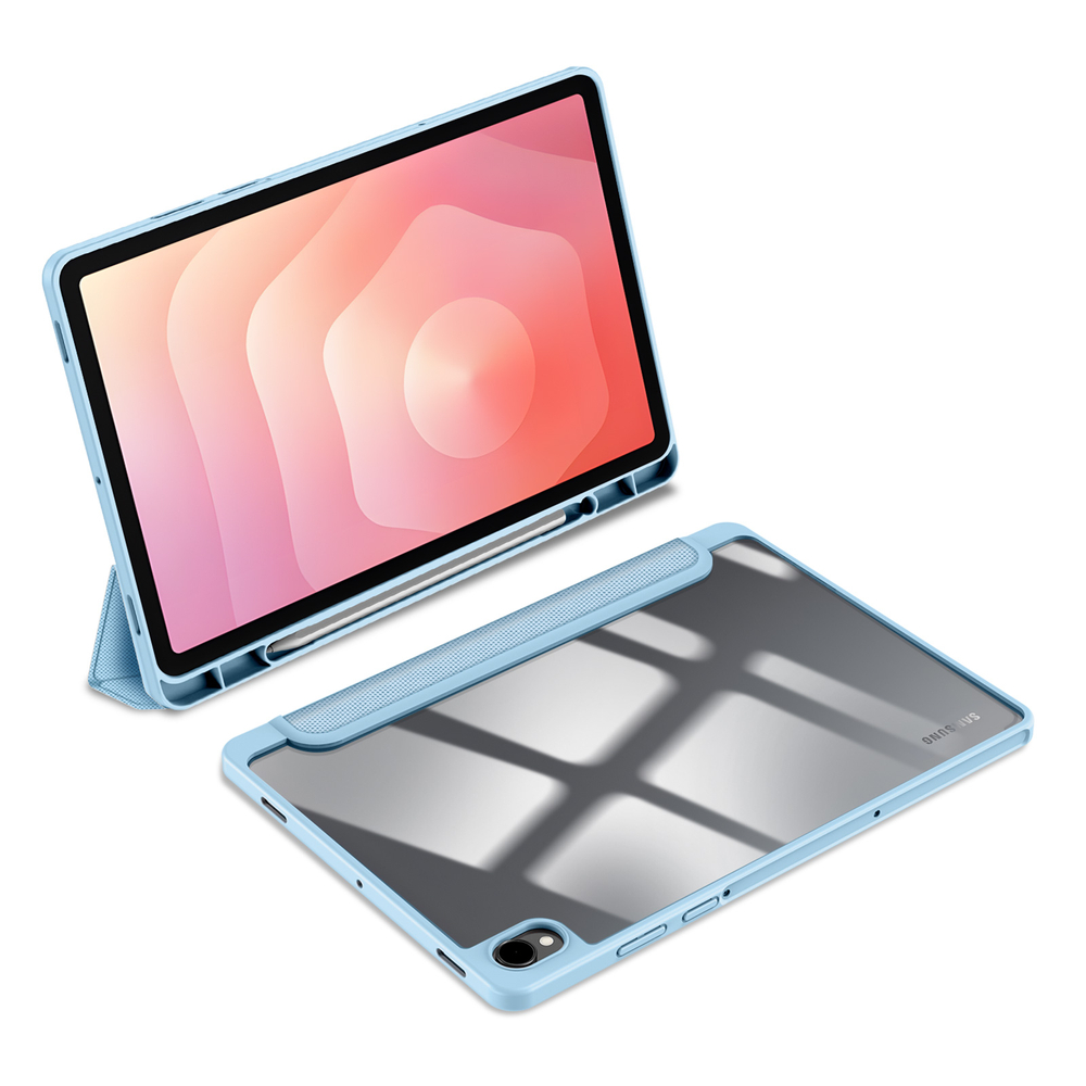 Чехол книжка синего цвета для планшета Samsung Galaxy Tab S11, серия Toby Series Case от Dux Ducis