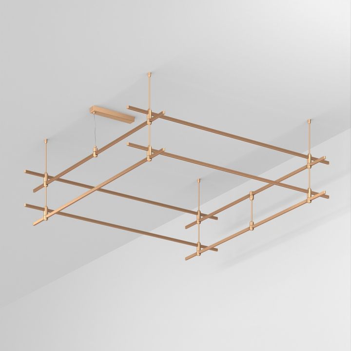 Шинопровод подвесной Arlight Art-Apriori-Quadrat-2-Rod-400-2000X2000 048548