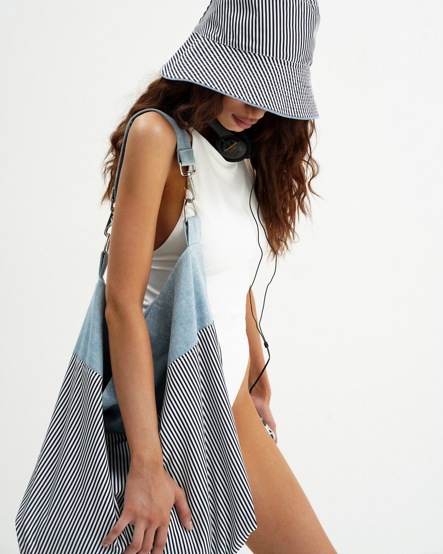 №047 Сумка двустороняя (голубой)