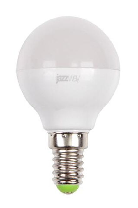 Лампа светодиодная PLED-SP 9Вт G45 шар 3000К тепл. бел. E14 820лм 230В JazzWay 2859570A
