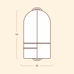 Детский чехол с карманами 110х50, влагостойкий. Верь в себя