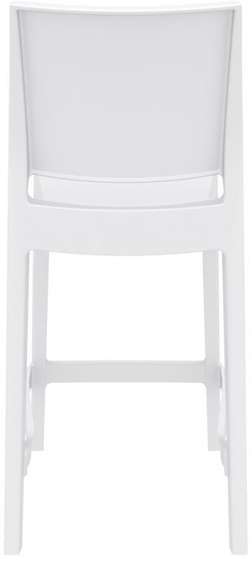Полубарный стул Maya белый