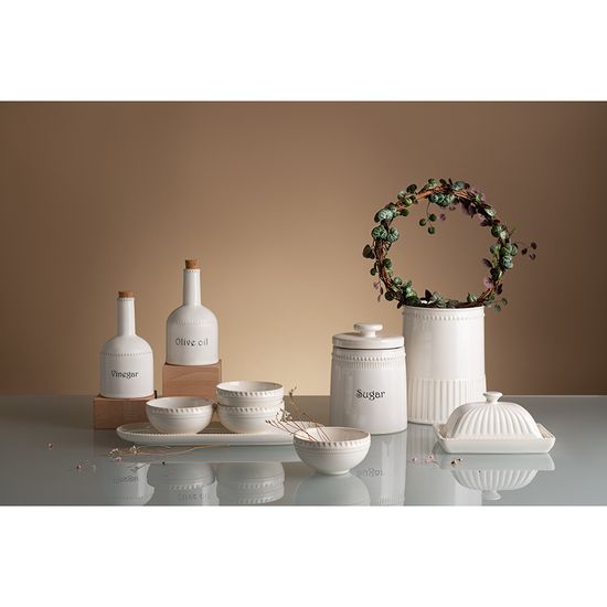 Банка для сахара белого цвета из коллекции kitchen spirit, 820 мл