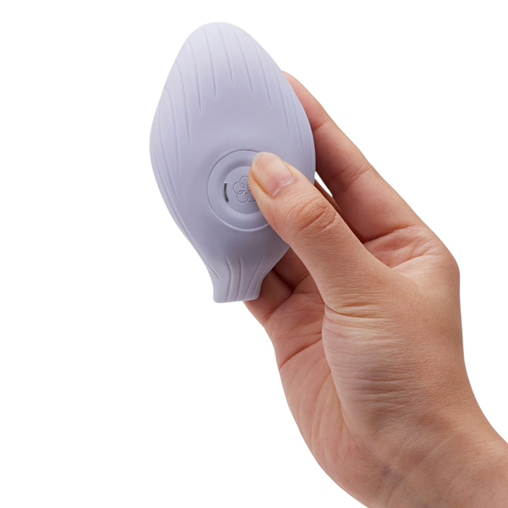 Сиреневый клиторальный вибростимулятор 9,8см Iroha+ Yoru Sumire HMP-29