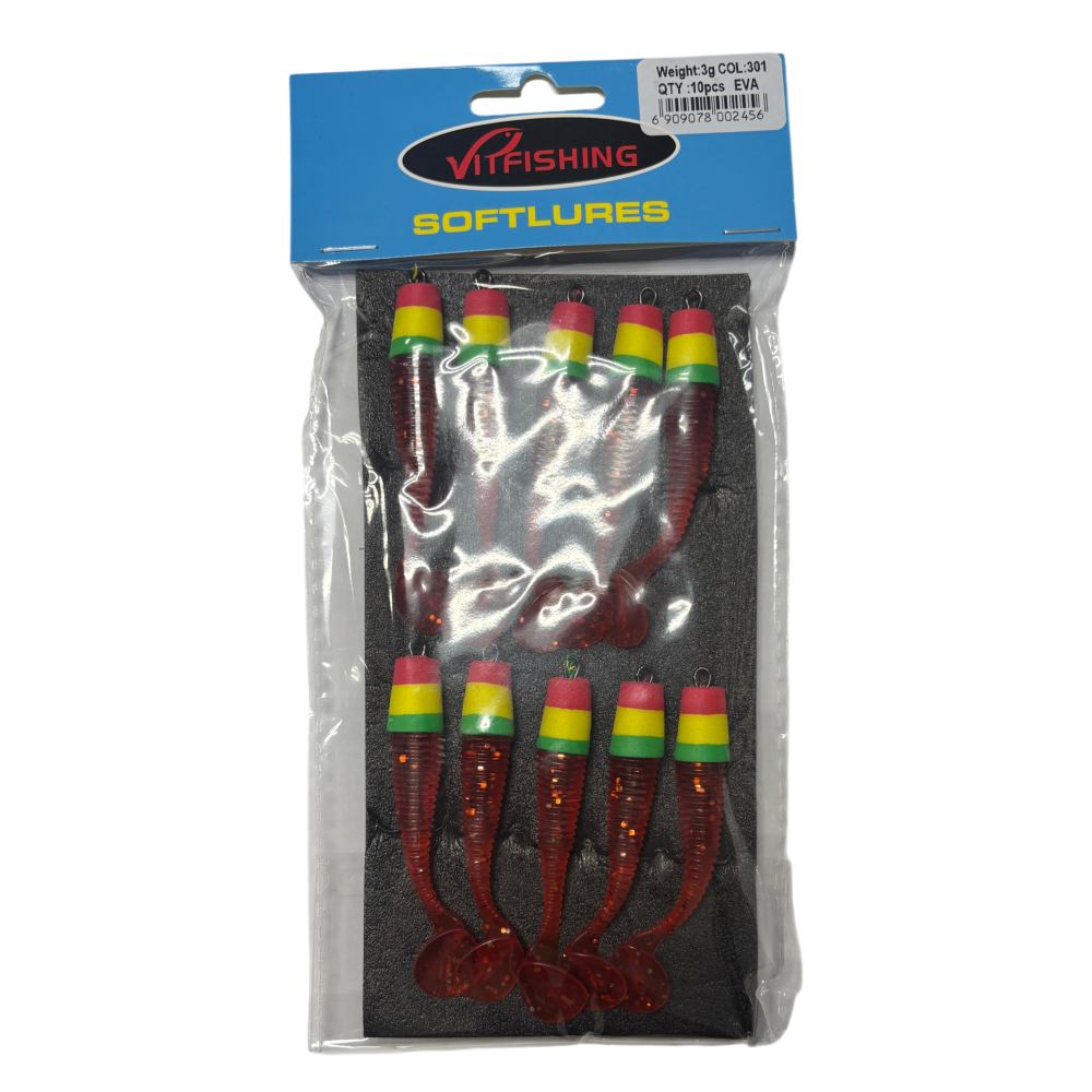 Мундула SOFTLURES 3g 7.5см №25