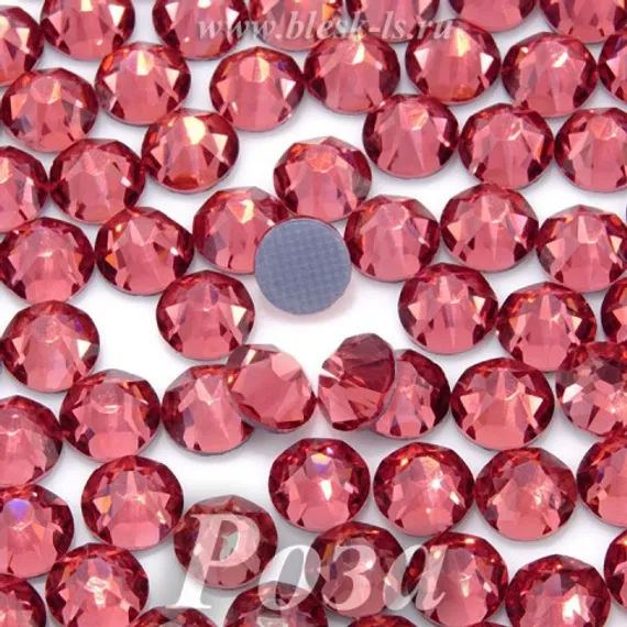 Стразы Solvo горячей фиксации, Роза