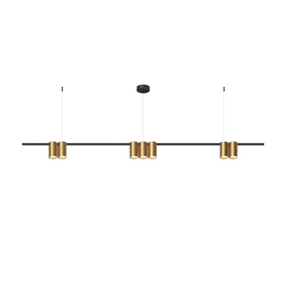Подвесная люстра Denkirs Orbit DK4063-BK+SG