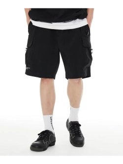 Шорты нейлоновые карго с завязками