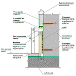 Скрытый плинтус СП-02. Длина 2,7 м.п.