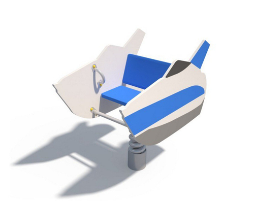 Качели на пружине Катер