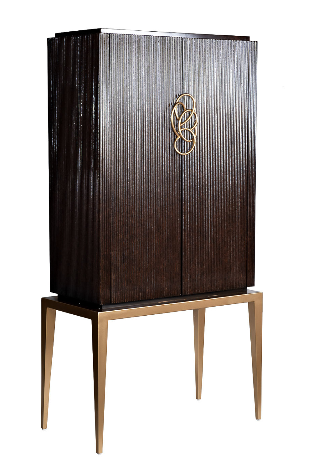 ART-2706-S Комод высокий темно-вишневый 89*46*173см