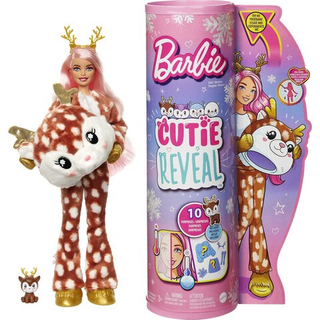 Кукла Barbie Cutie Reveal Winter Sparkle Олень