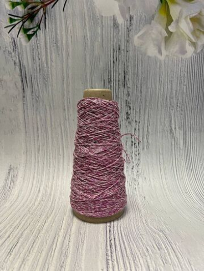 Пряжа хлопковая с люрексом