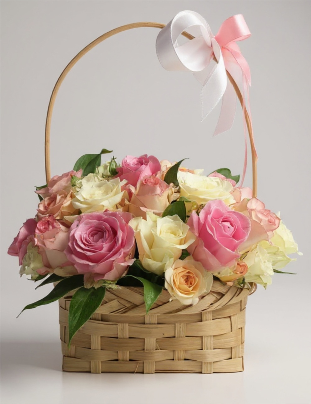 Корзина с розами Ароматный вдох