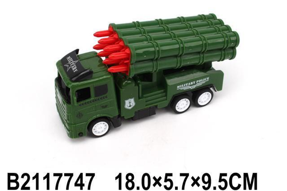 Машина Военная ин. 18см, пакет K188-15A