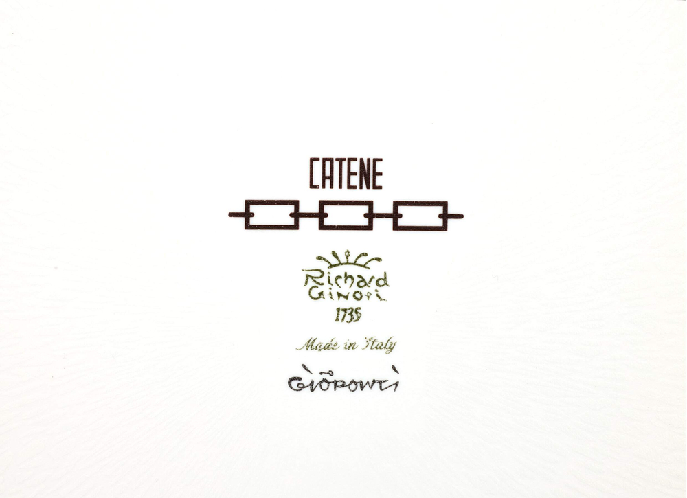 Блюдо квадратное Ricard Ginori Catene Ebano (30 см)