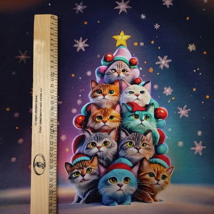 Футер 2х нитка петля Купон Котоёлка 75см