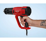 Фен технический WORTEX HG 6122 T в кор. + набор сопл 2000 Вт, 3 режима., 60-600 °С