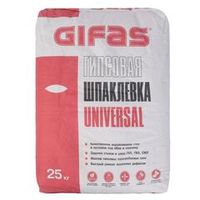 Шпаклевка гипсовая Гифас Universal 25 кг