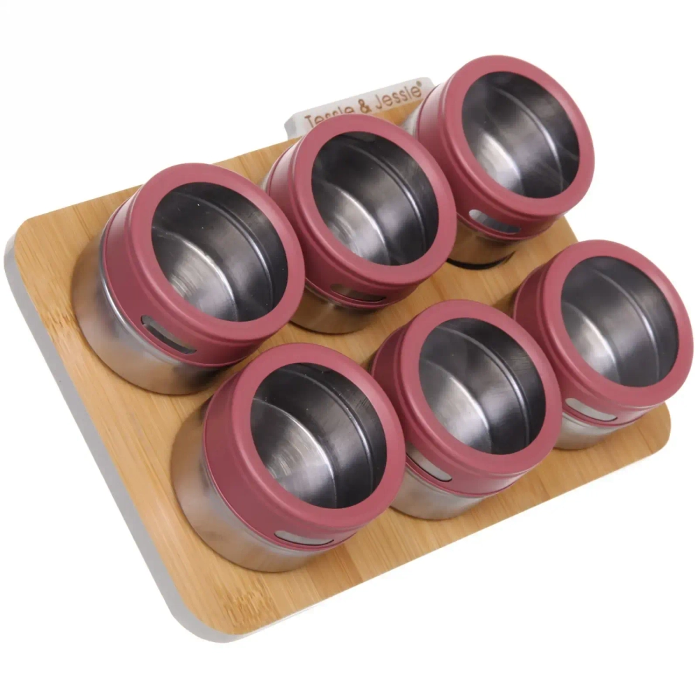 Набор емкостей для специй «O'lala» 6шт на подставке 23*16.5см