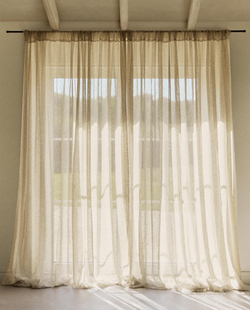 Штора Zara Home, 280х300 см, бежевый, 1306/032