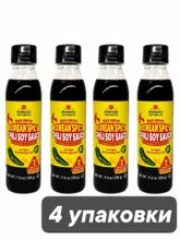 Соевый соус Manggo Korean Spicy очень острый 330 мл x 4 шт