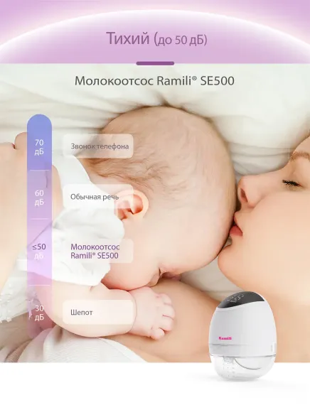 Двухфазный электрический молокоотсос Ramili SE500