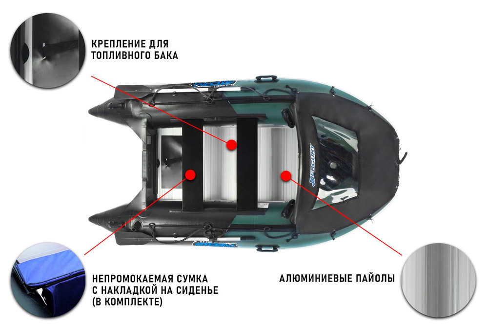 Лодка ПВХ STORMLINE Adventure Extra 360 + 2х-тактный лодочный мотор NISSAN MARINE NS 15 D2 S