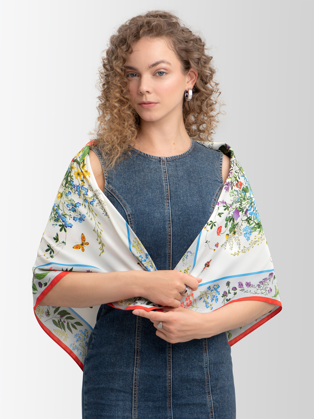 Платок «Русский полевой букет»