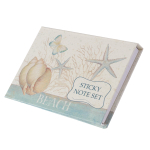 Блокнот со стикерами 8,0 см * 10,6 см, КБС, Alingar, ламинация, закладки-флажки, ассорти, 75 л., линия, "Нежность"