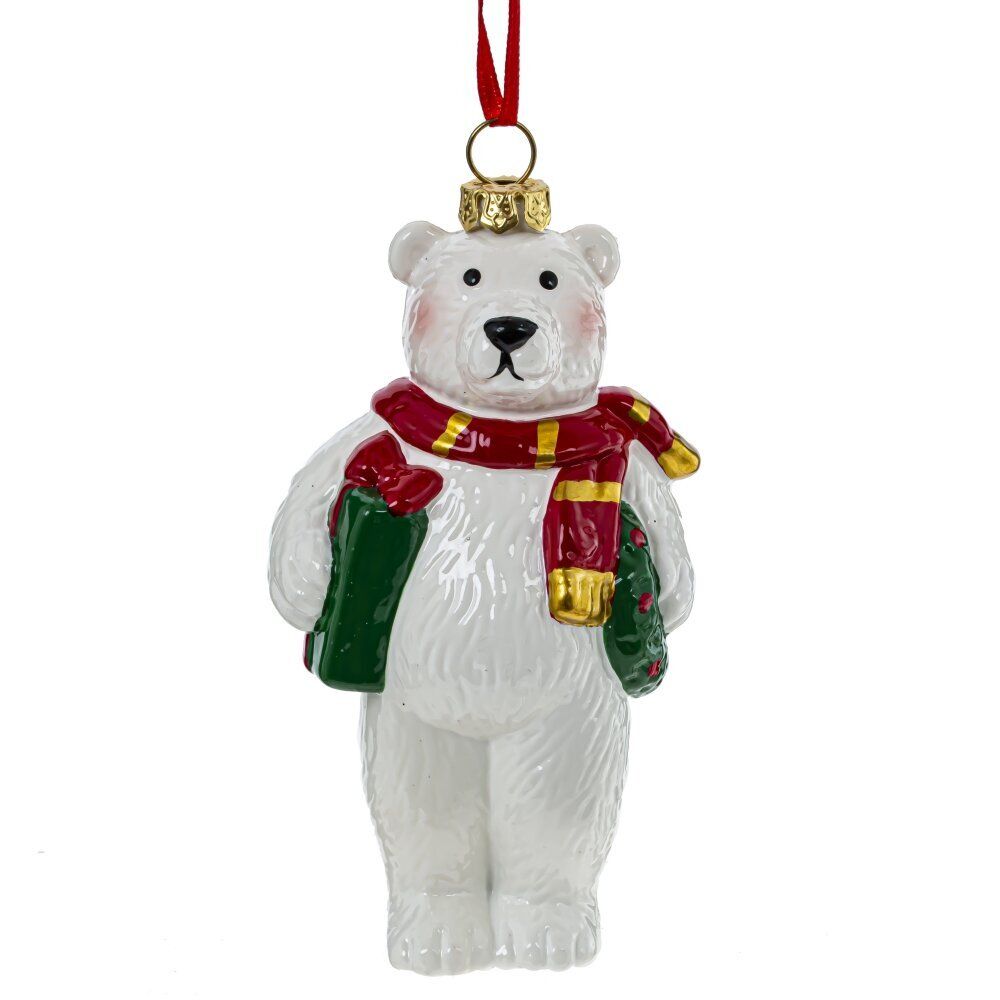 GAEM Украшение новогоднее "Медвежонок", L6,6 W4 H12,2 см