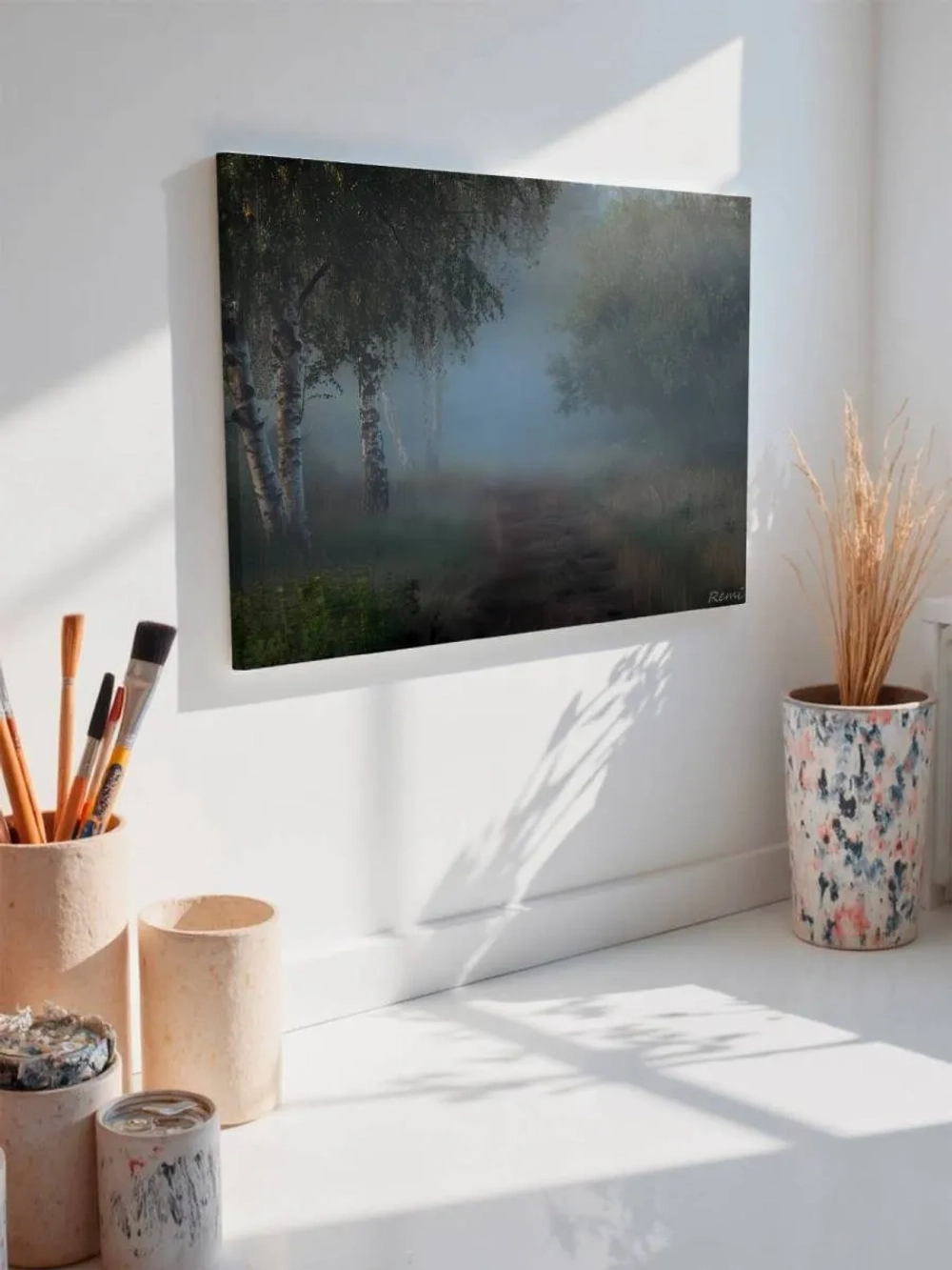 Картина на стену 40 X 50 Туман