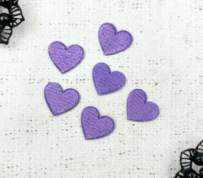 Термоаппликация, р. 2х2,3 см, сирень