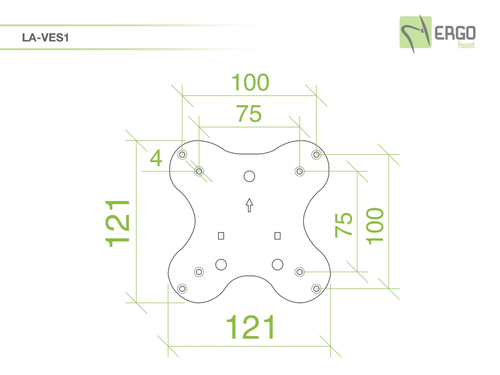 Адаптер ErgoFount LA-VES1