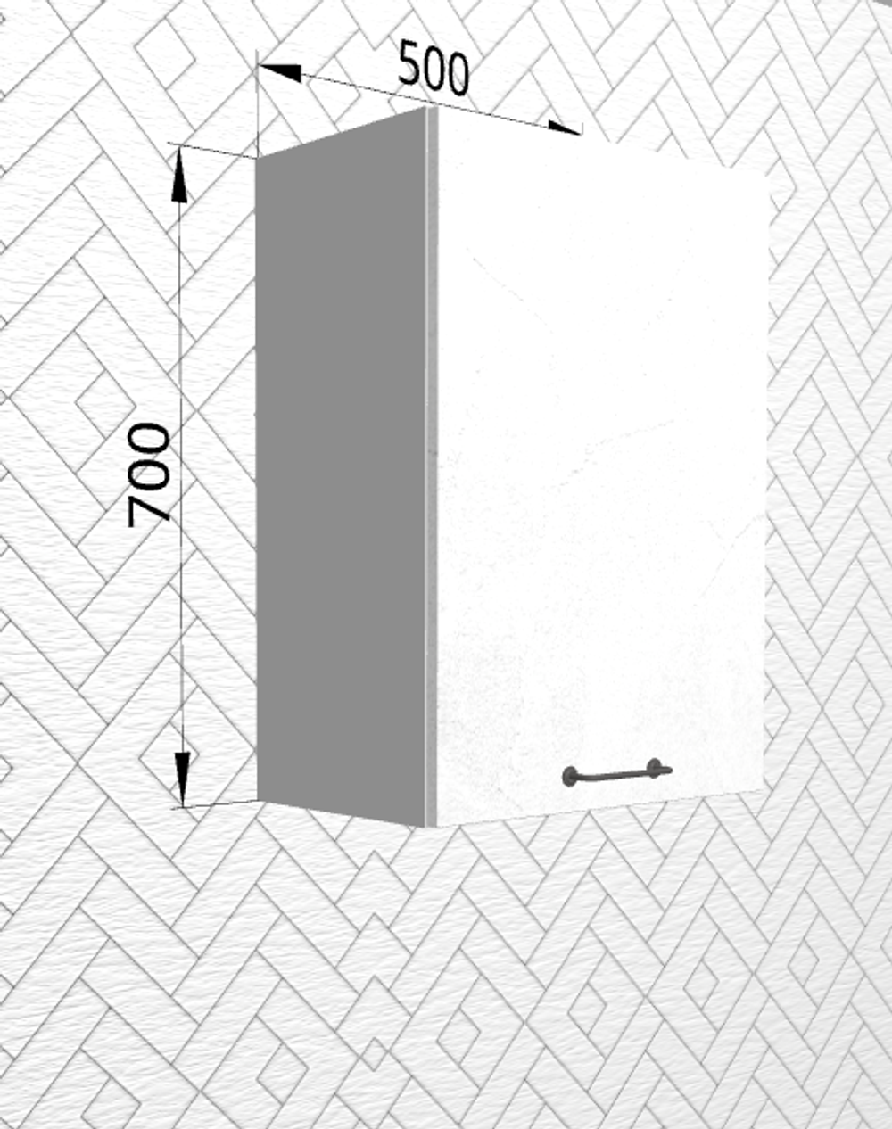 Лофт Штукатурка белая П 500