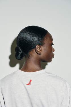 ZARA ФУТБОЛКА «ДЬЯВОЛ НОСИТ PRADA», СЕРЫЙ МЛАНЖ