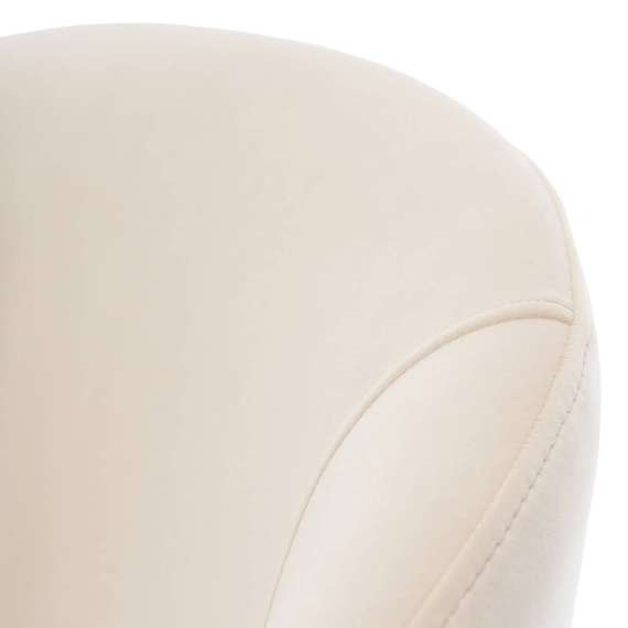 Стул Lime, кремовый микровелюр с золотыми ножками