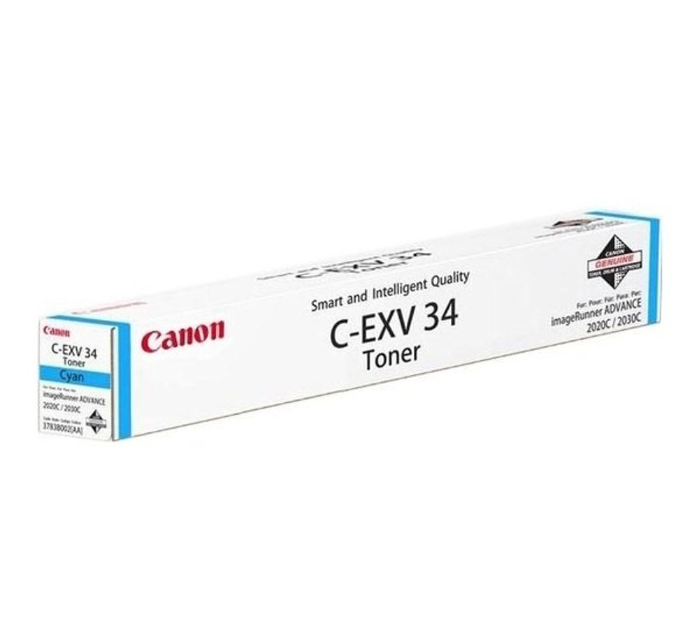 Тонер-картридж CANON C-EXV34 C (3783B002) голубой