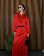 сатиновый бомбер