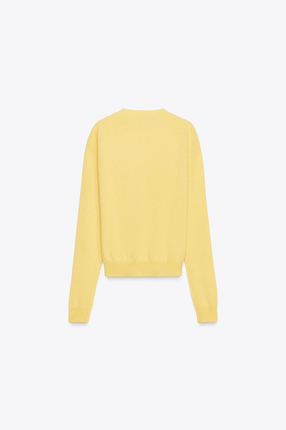 ZARA КАРДИГАН ИЗ 100% КАШЕМИРА, ЖЕЛТЫЙ